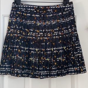 JCrew Lattice Pleated Skirt